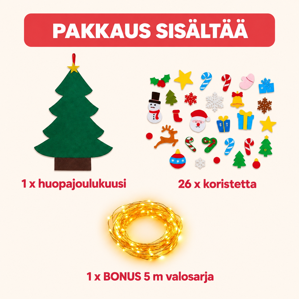 Kidora™ Ensimmäinen Joulukuuseni