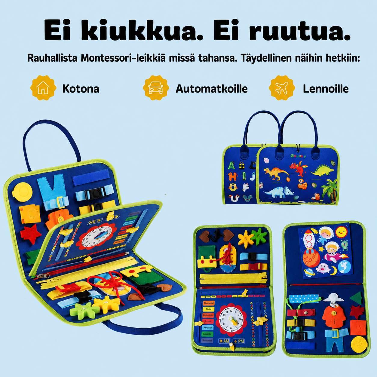 Kidora™ Montessori-aktiviteettikirja