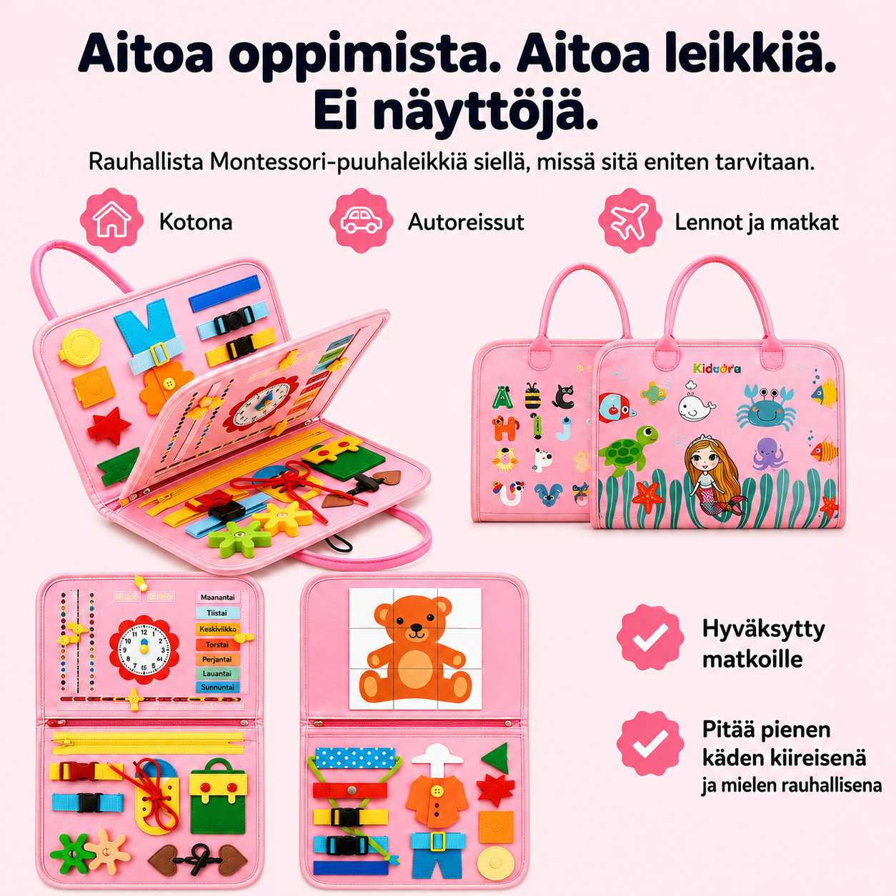 Kidora™ Montessori-aktiviteettikirja